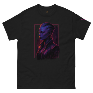 Neon Sovereign Cyberpunk Portrait Tee