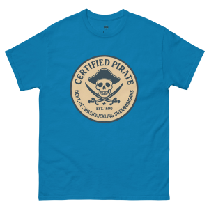 Certified Pirate Trainee Tee – Retro Nautical Adventure Streetwear