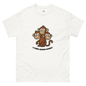 Three-Headed Monkey Retro Adventure T-Shirt